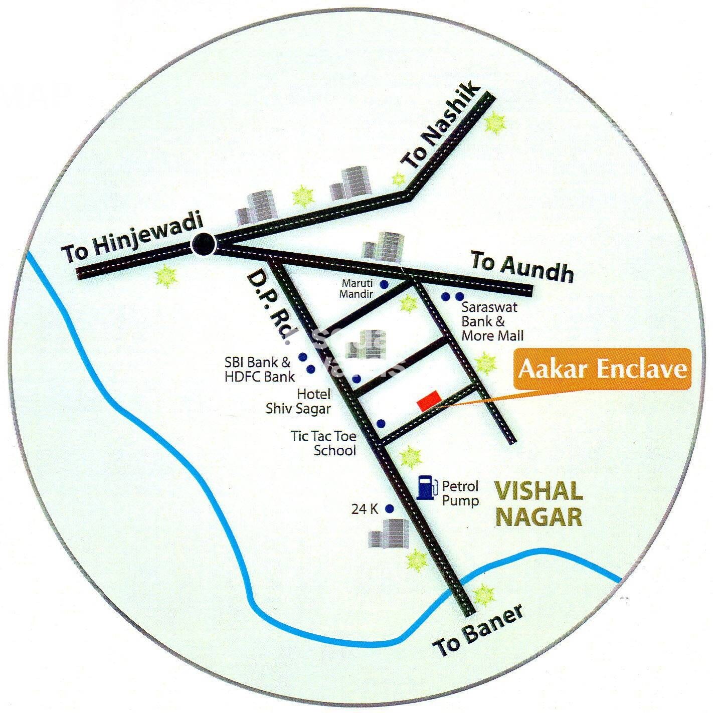 MAK Aakar Enclave Location Image