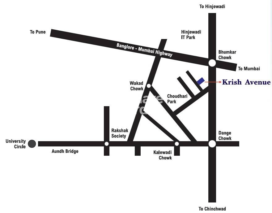 MAK Krish Avenue Location Image