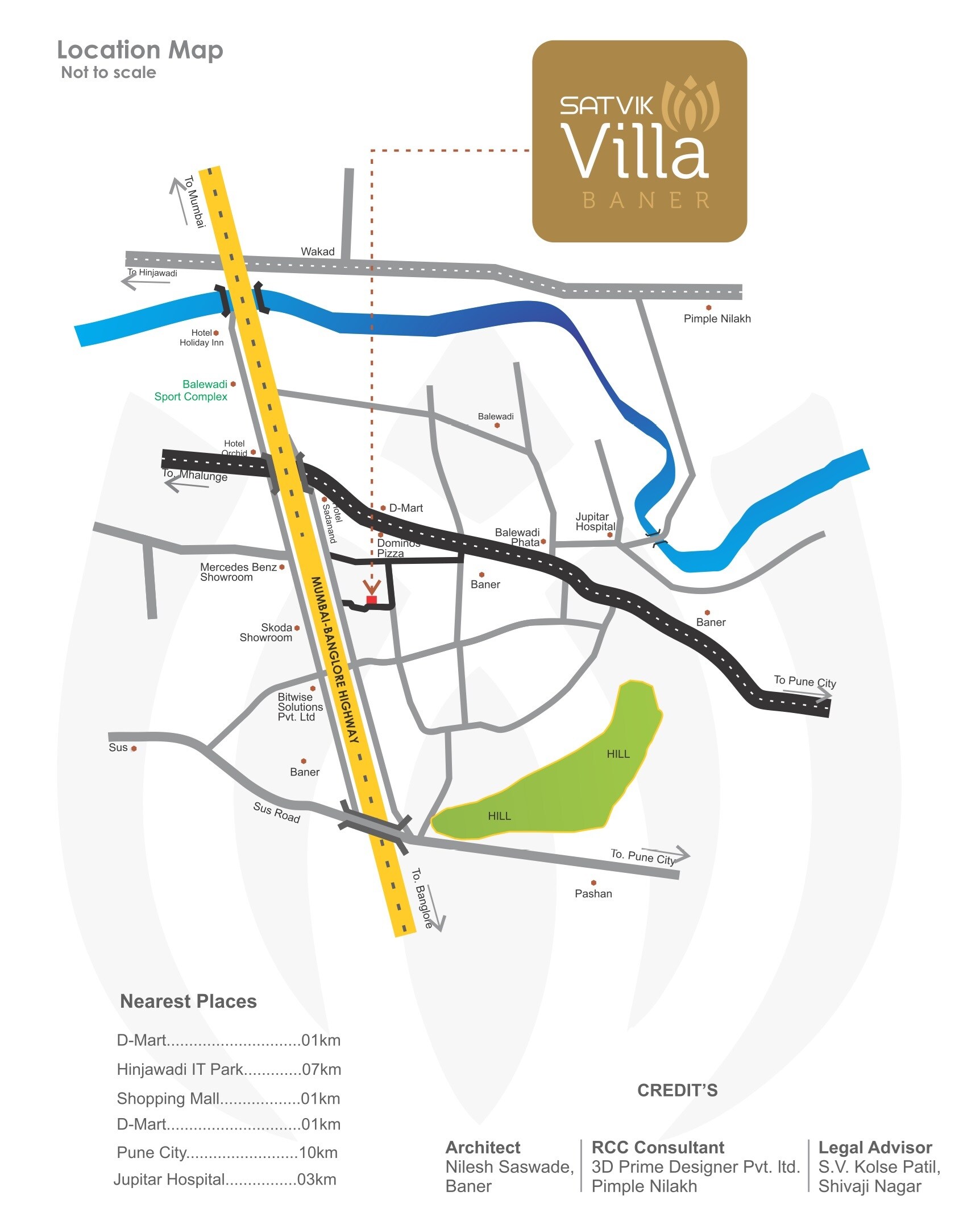 Mak Satvik Villa Location Image