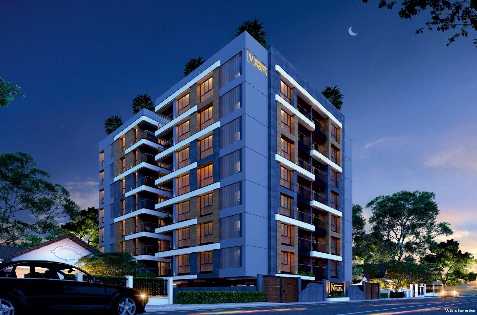 Makwana Vrindanand Vastya Apartment Exteriors