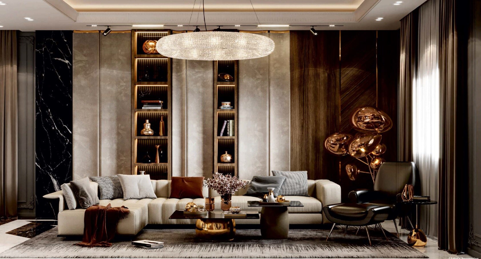 Makwana Vrindanand Vastya Apartment Interiors 3