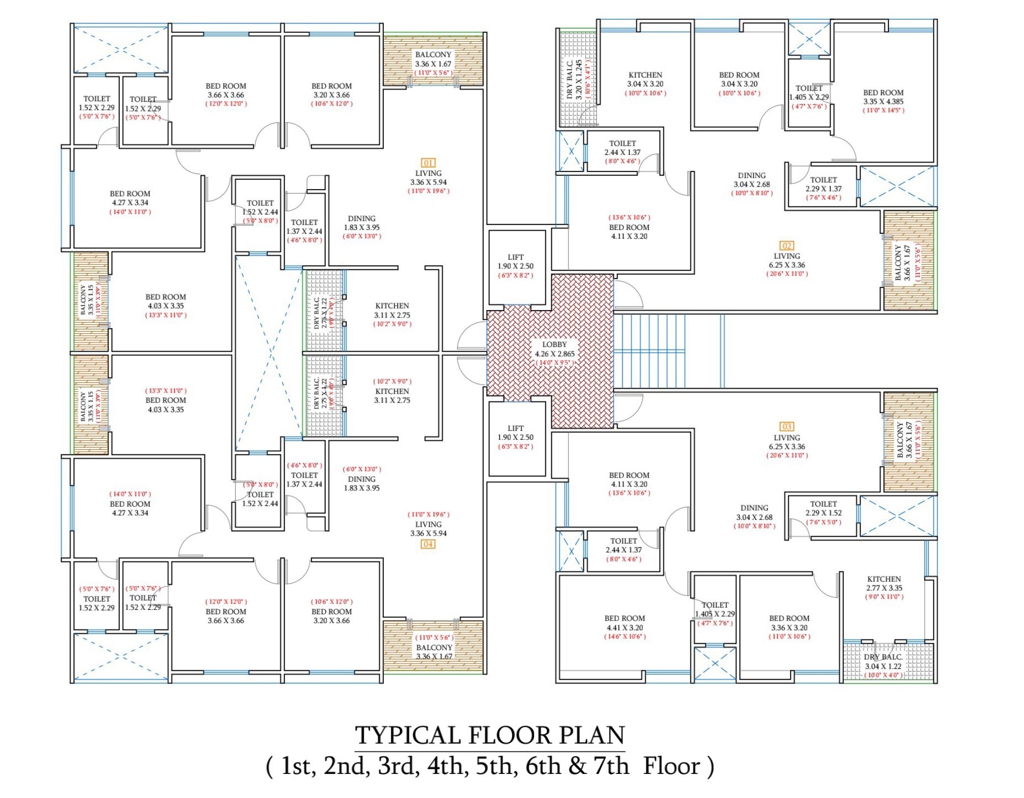 Makwana Vrindanand Vastya Floor Plans