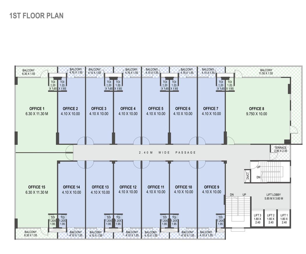 Malpani City Center Floor Plans