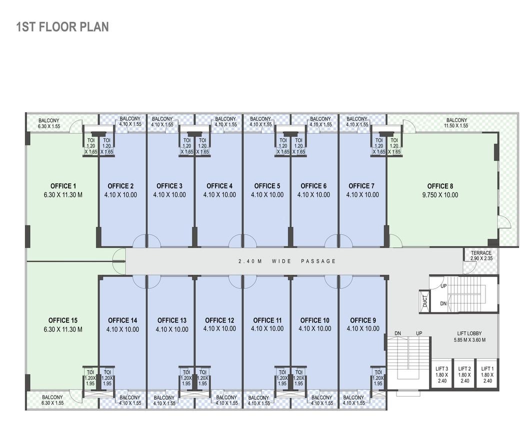 Malpani City Center Floor Plans 2