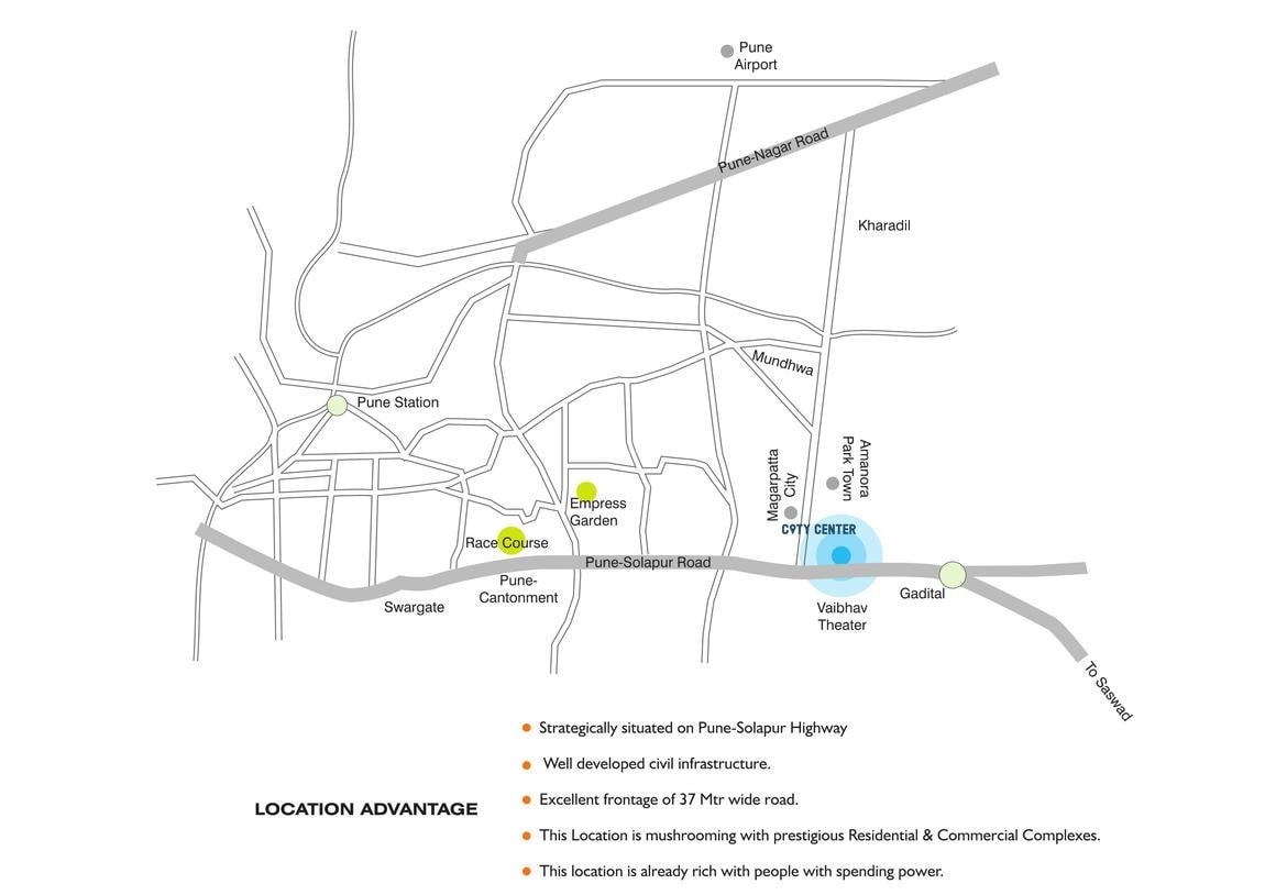 Malpani City Center Location Image
