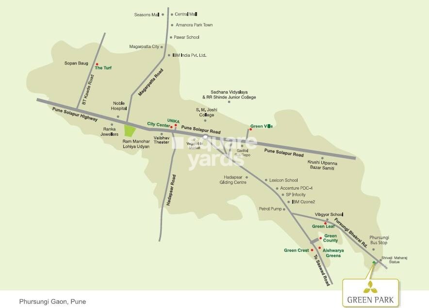 Malpani Green Park Location Image