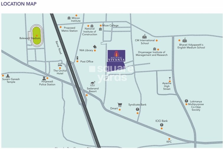 Malpani Vivanta Location Image