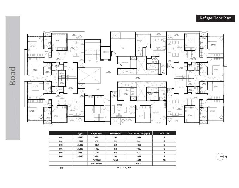 Manav La Moda Floor Plans 2