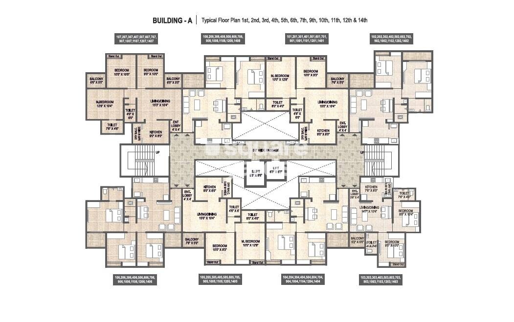 Mangalam Life Park Floor Plans