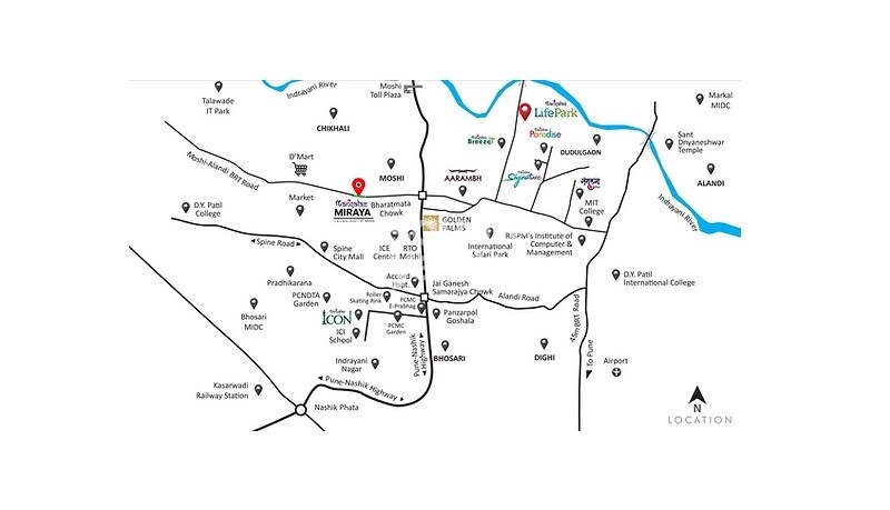 Mangalam Miraya Location Image