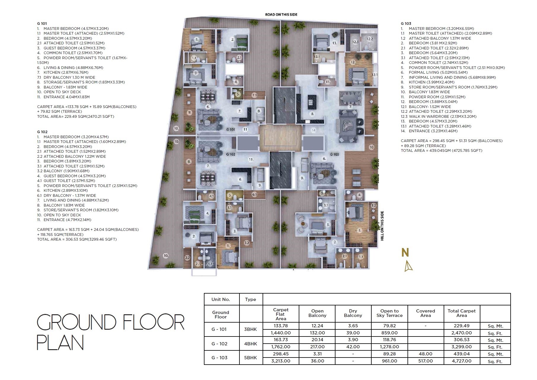 Manisha 64 Hills Floor Plans 2