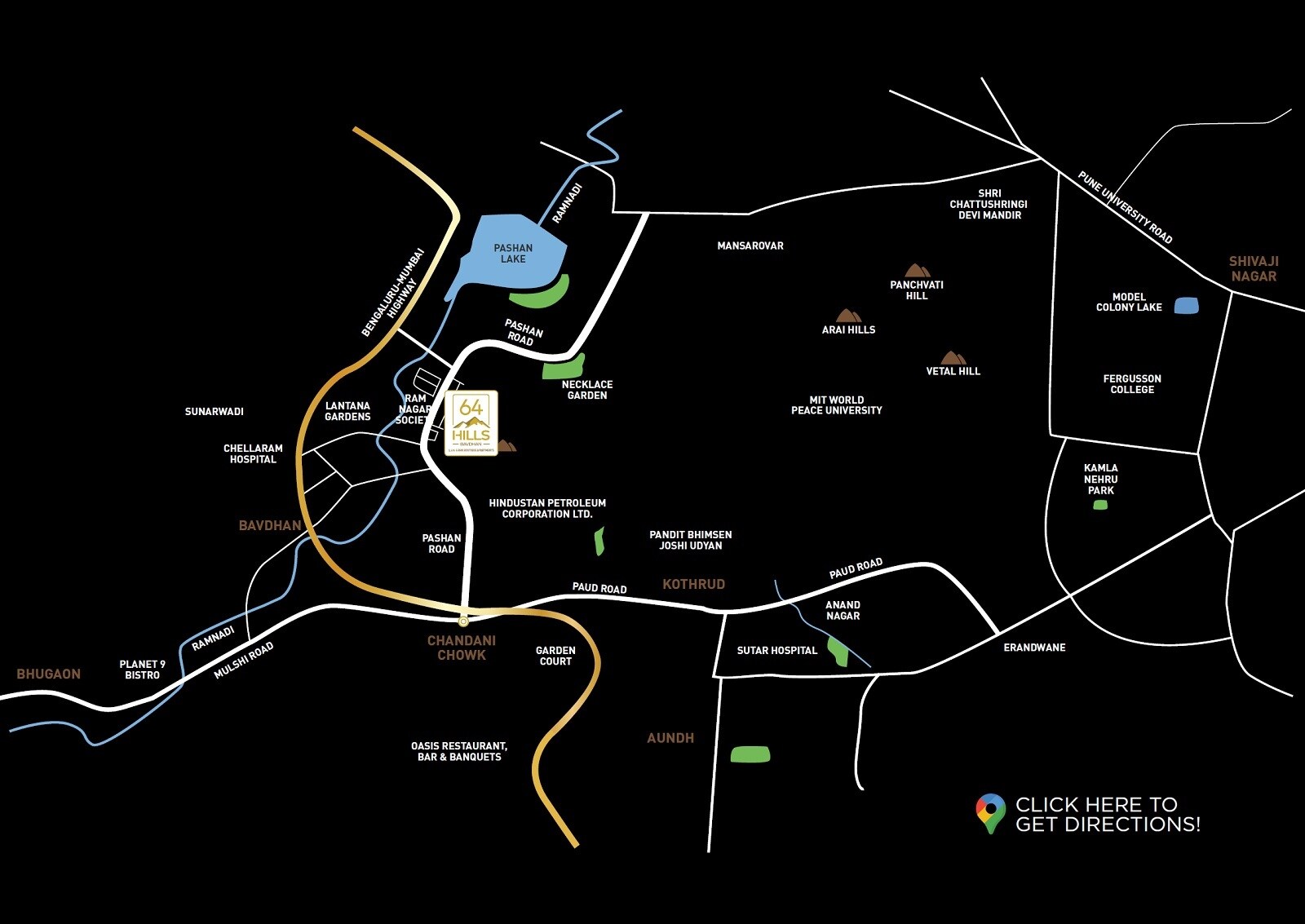 Manisha 64 Hills Location Image