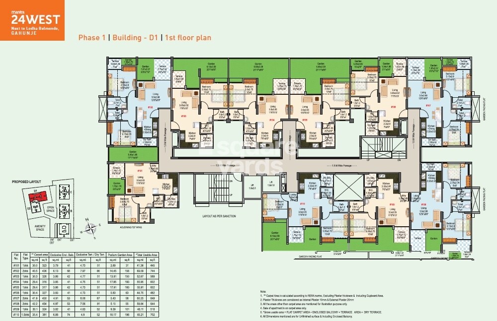 Mantra 24 West Floor Plans 1