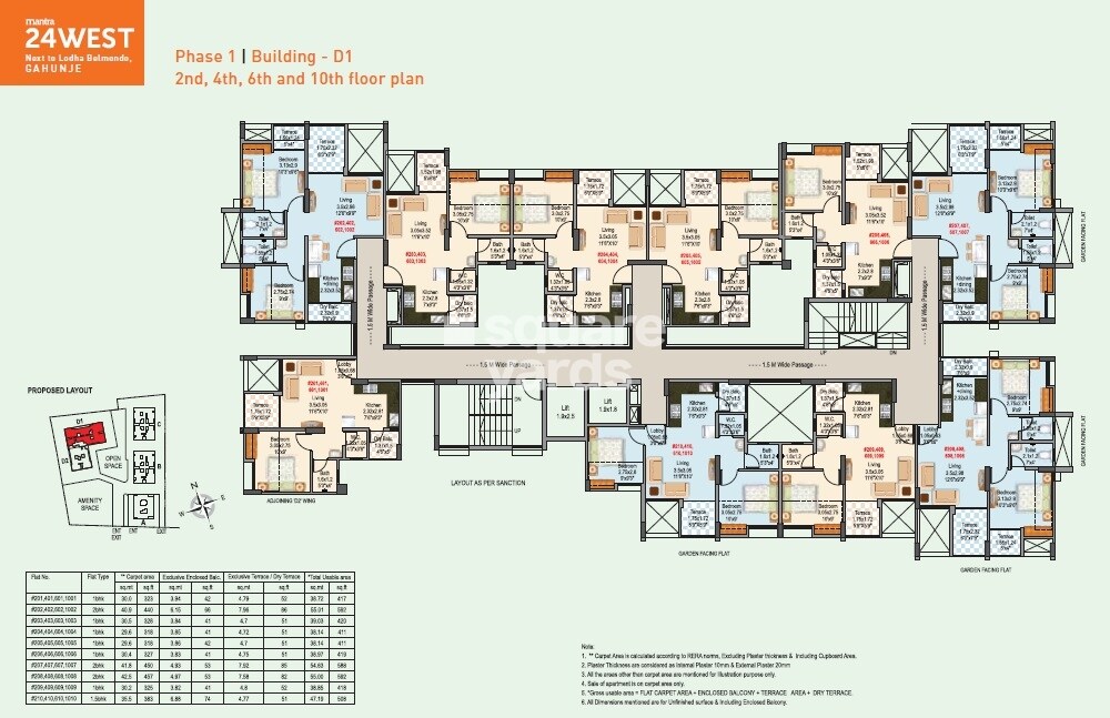 Mantra 24 West Floor Plans 2