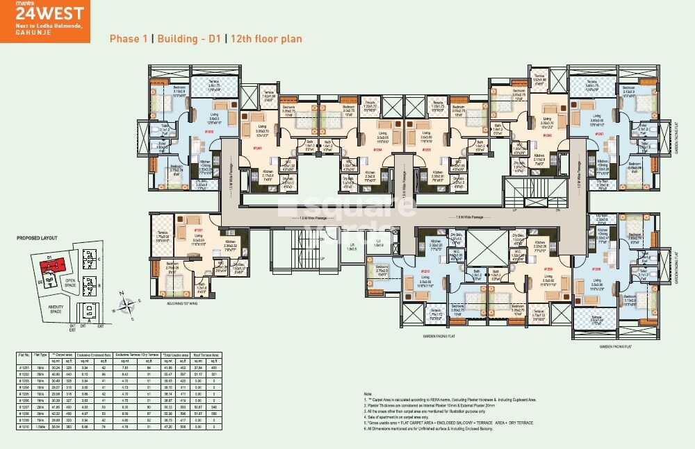 Mantra 24 West Floor Plans 5