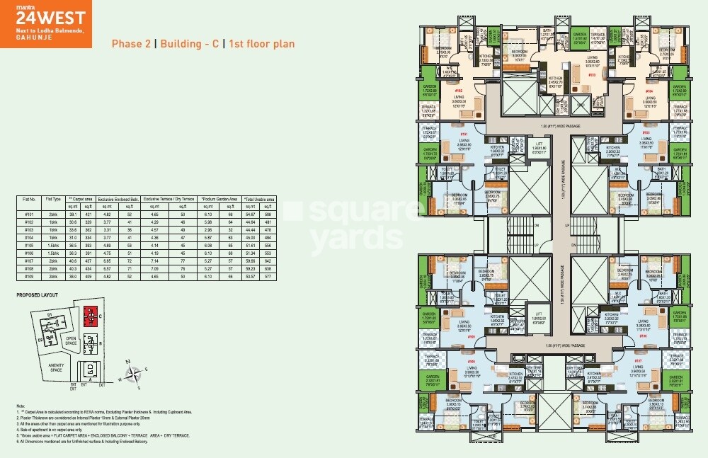 Mantra 24 West Floor Plans 7