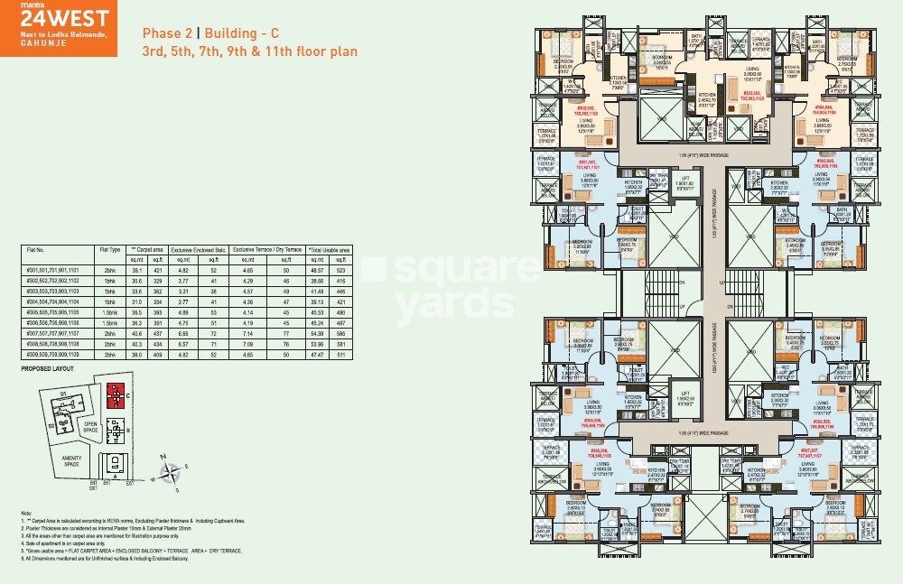 Mantra 24 West Floor Plans 8