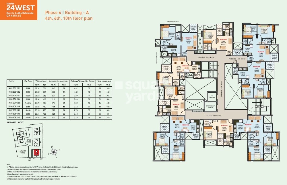 Mantra 24 West Floor Plans 13