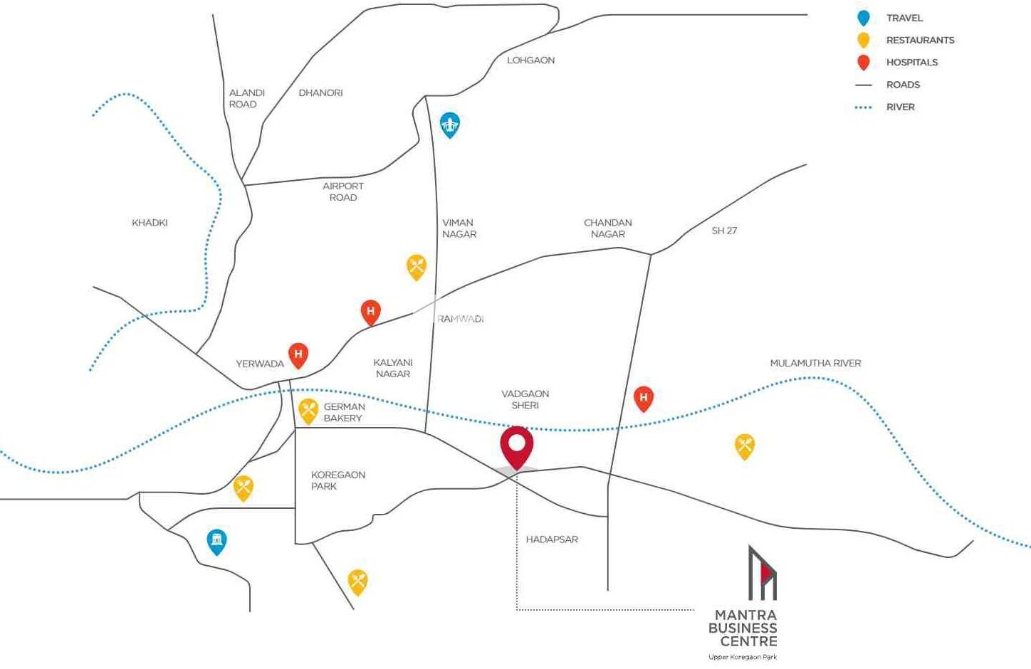 Mantra Business Center Location Image