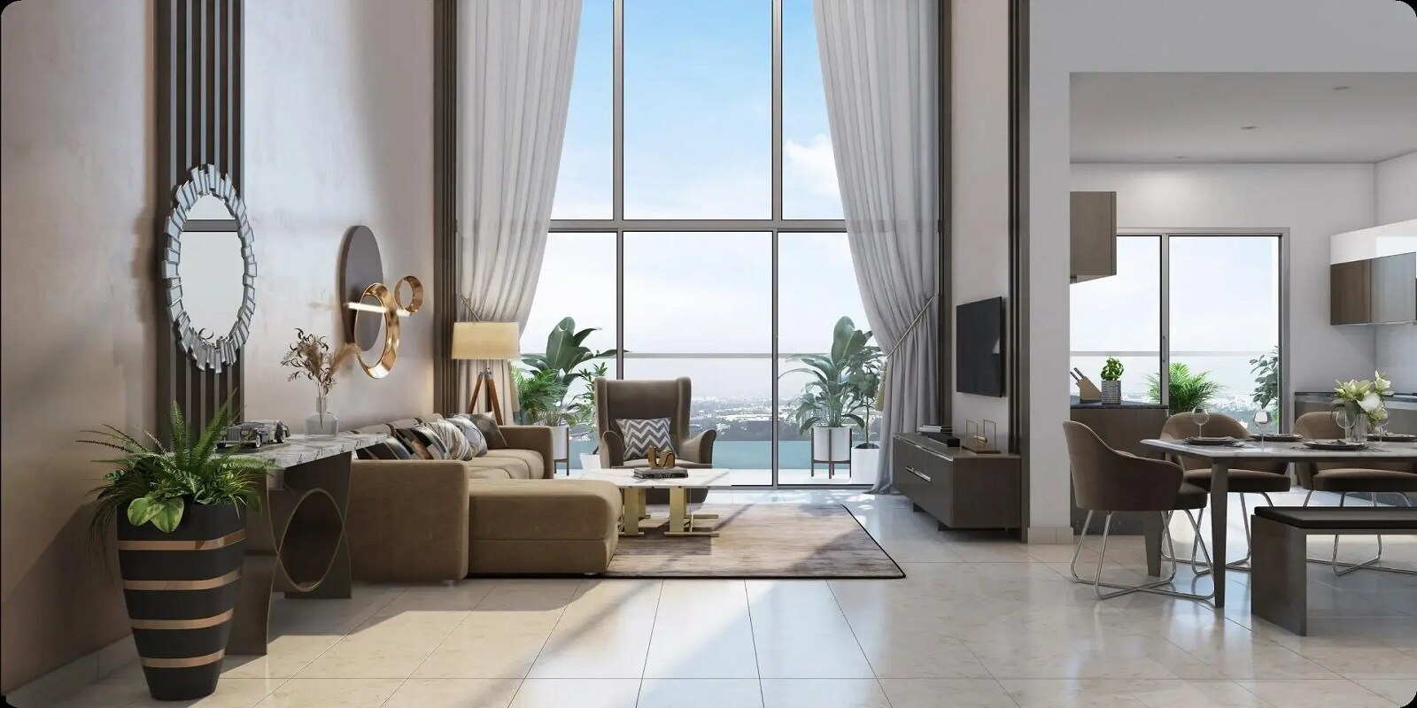 Mantra Codename Akurdi Apartment Interiors 3