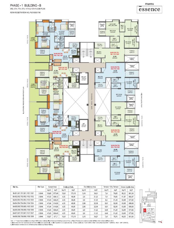 Mantra Essence Floor Plans 2