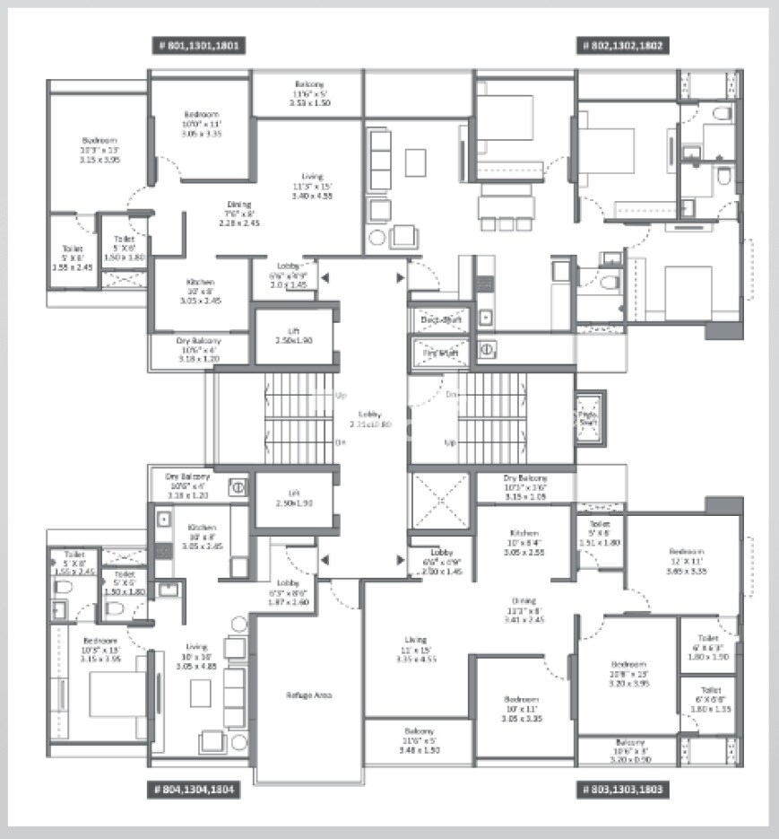 Mantra Magnus Floor Plans