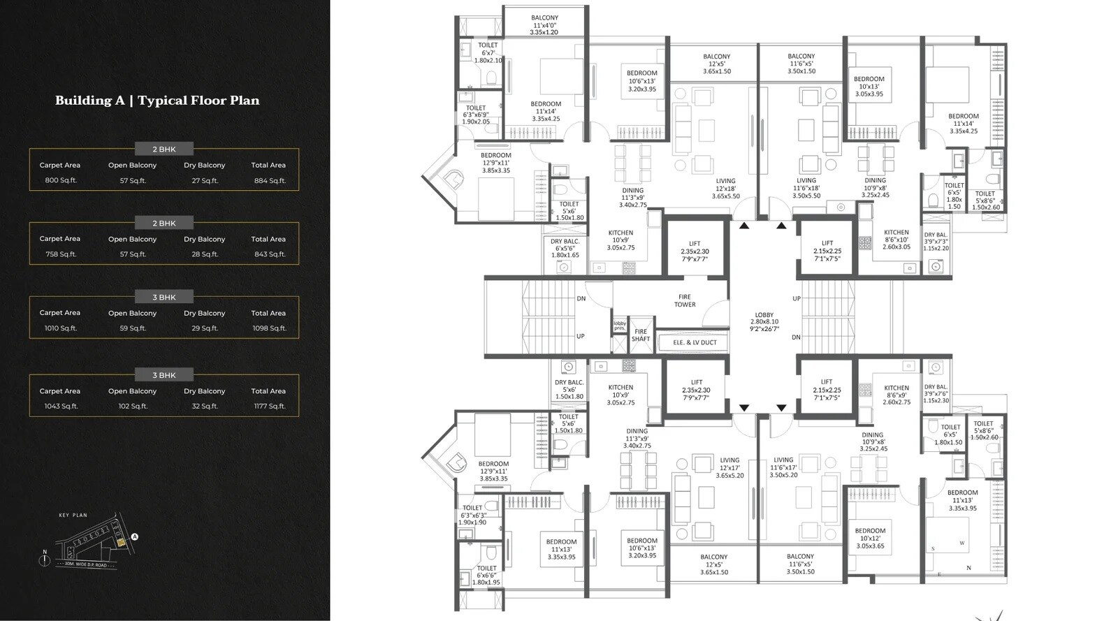 Mantra Melange Floor Plans