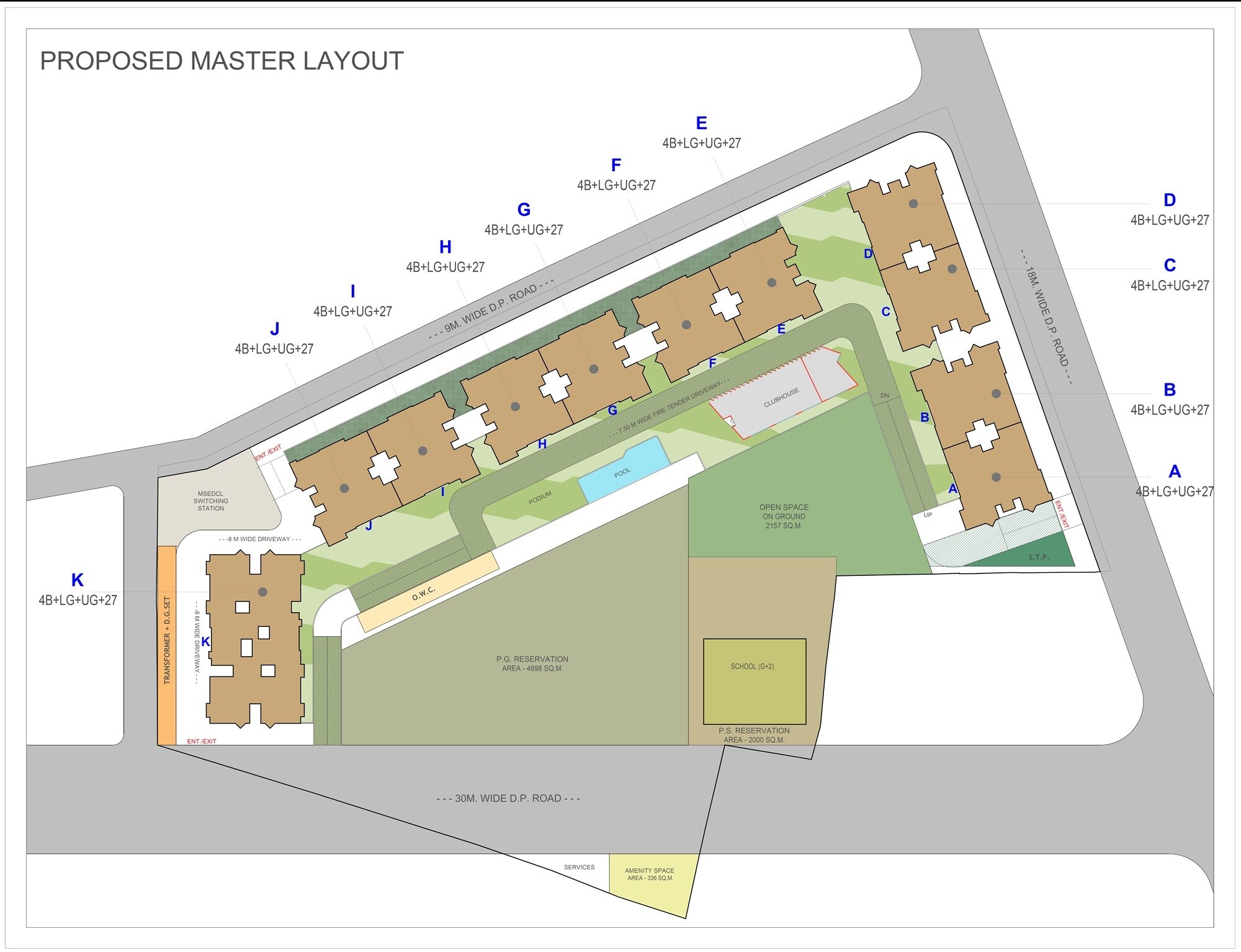 Mantra Melange Master Plan 1