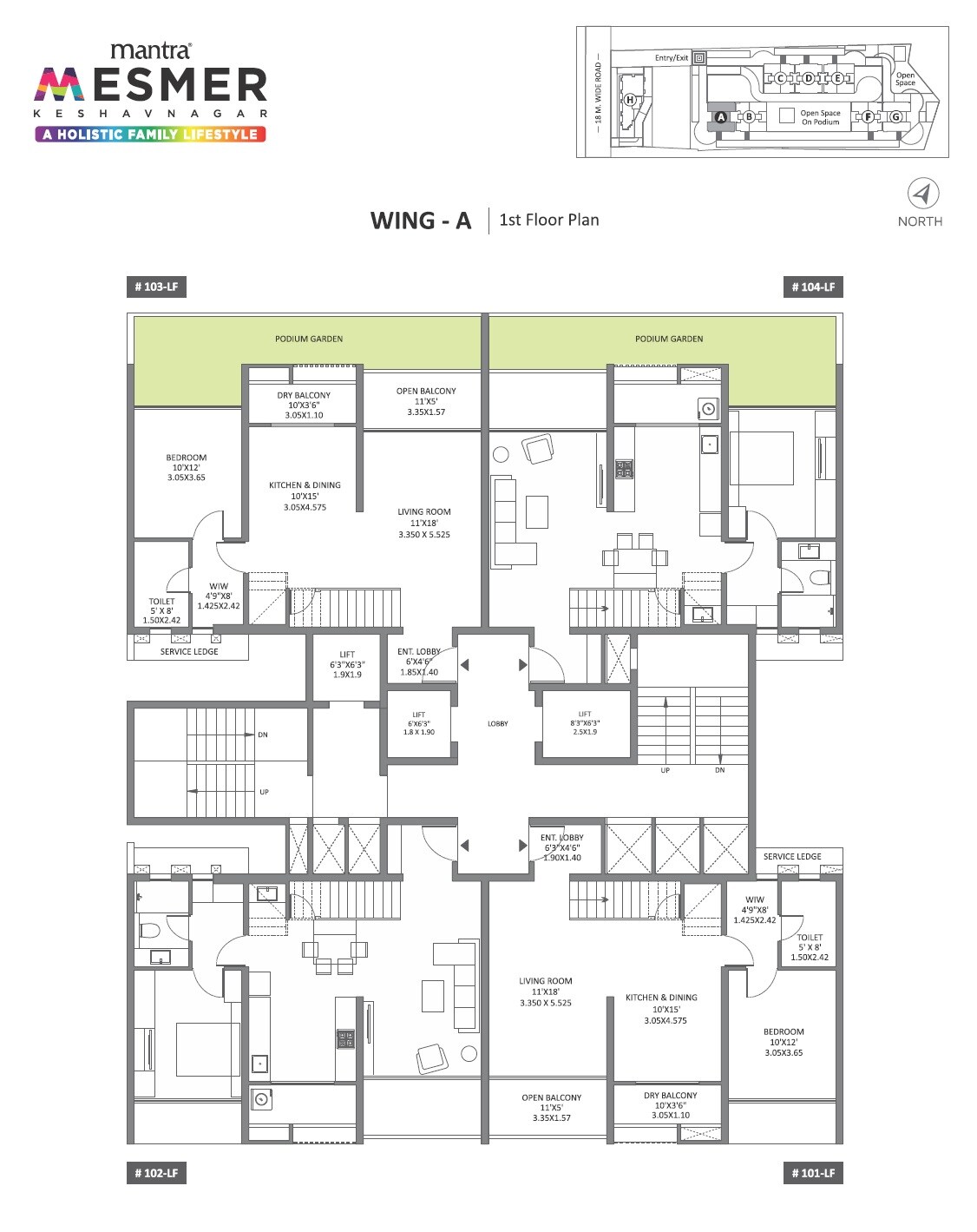 Mantra Mesmer Floor Plans 1