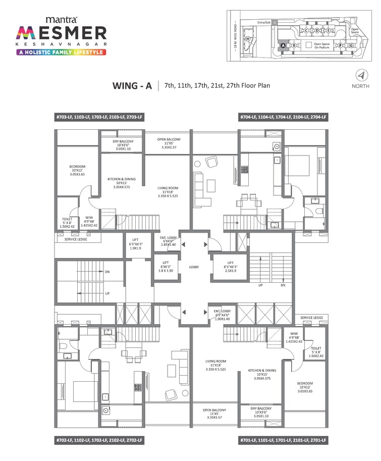 Mantra Mesmer Floor Plans 6