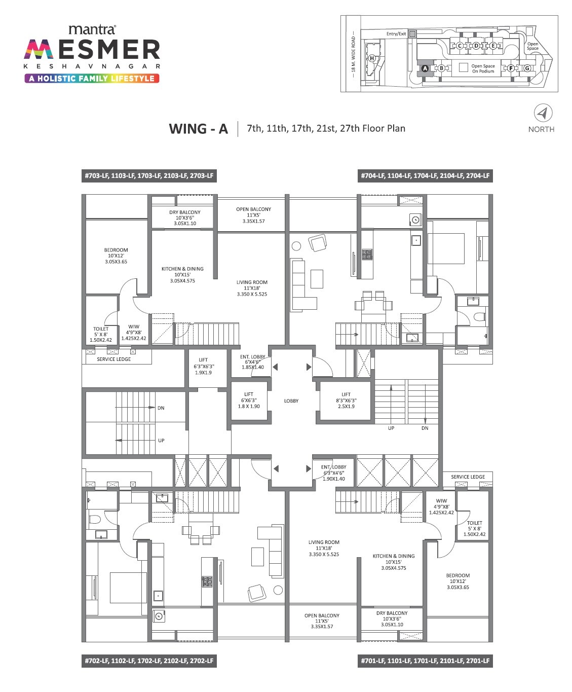 Mantra Mesmer Floor Plans 6