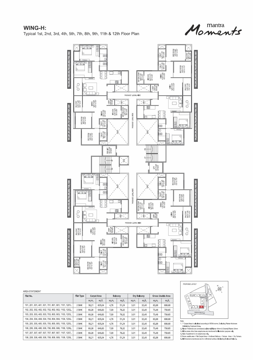 Mantra Moments Floor Plans 1