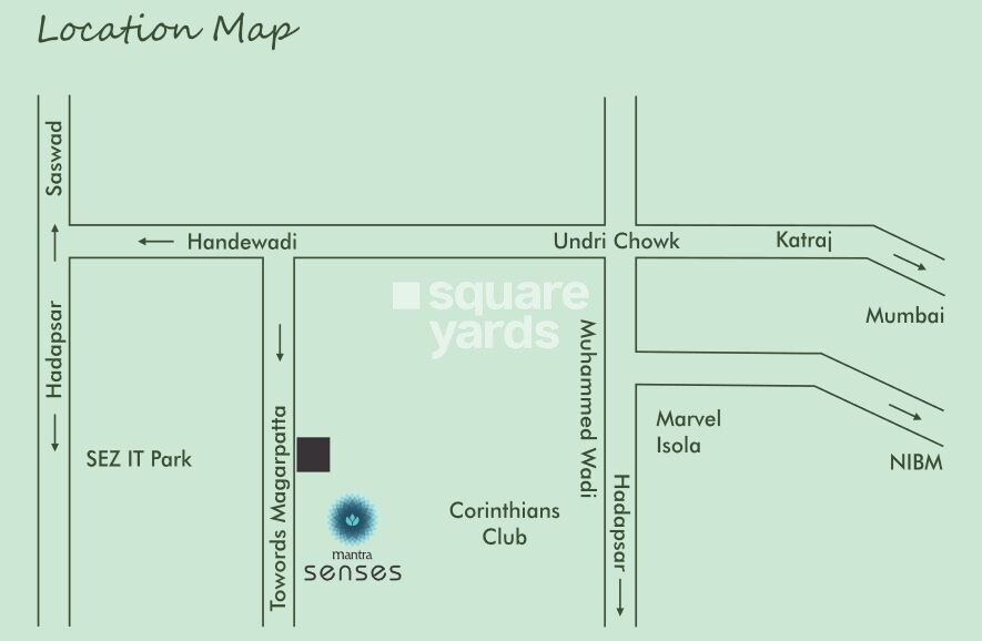 Mantra Senses Location Image