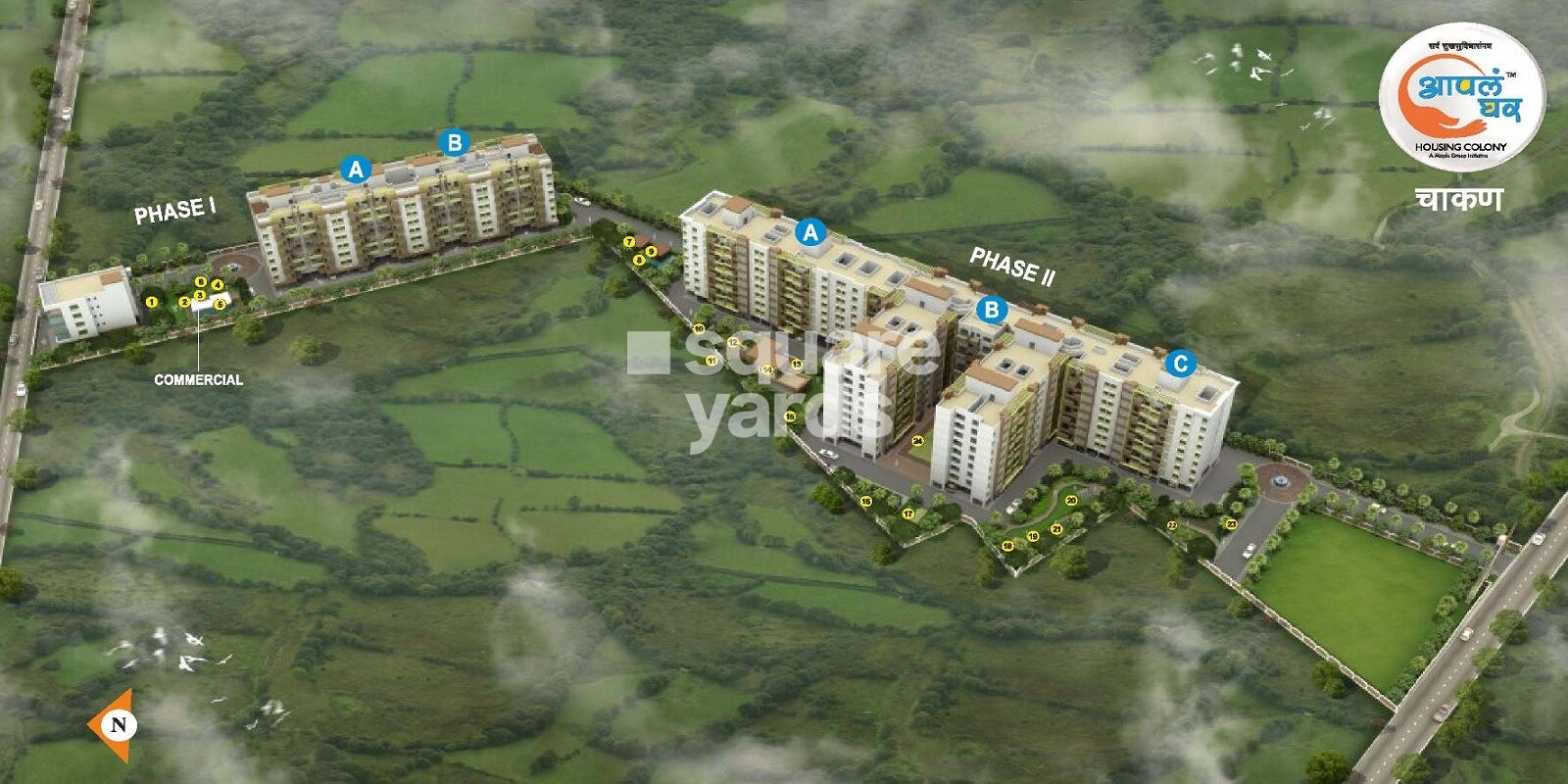 Maple Aapla Ghar Chakan residential project in Chakan
