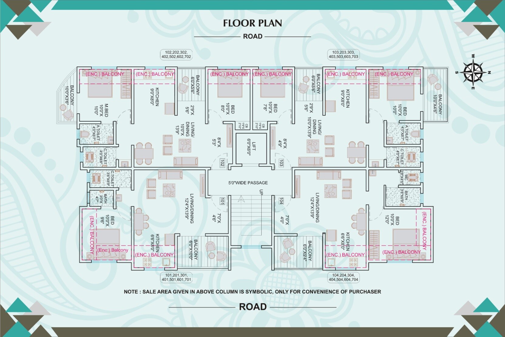 Margashirsha Aditya Crest Floor Plans