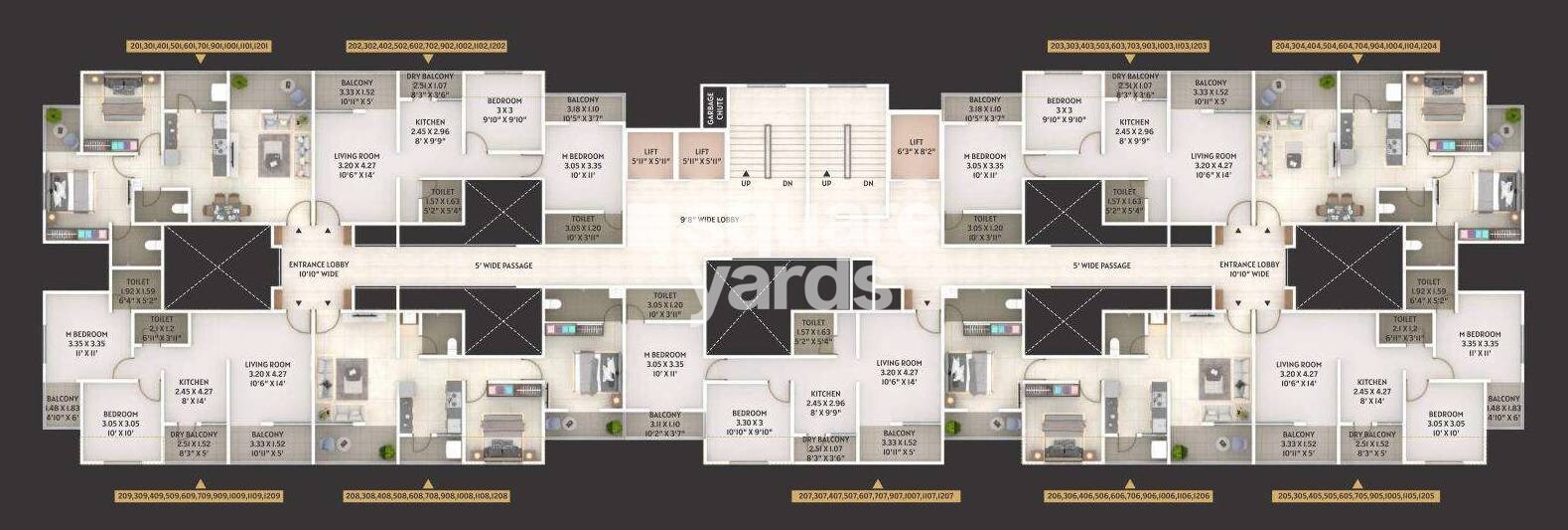 Marne Maithili Square Floor Plans