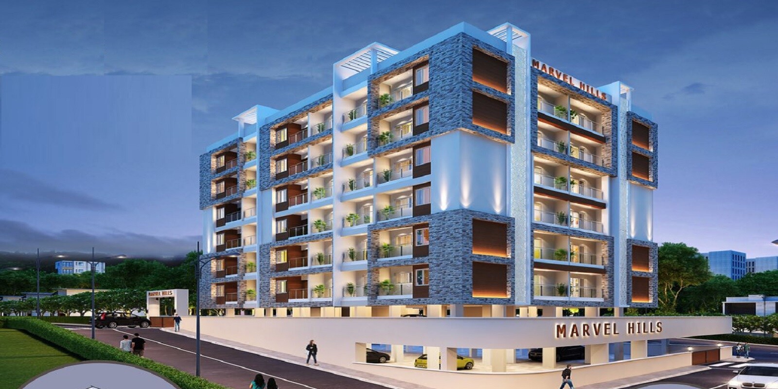 Marvel Hills residential project in Shirur