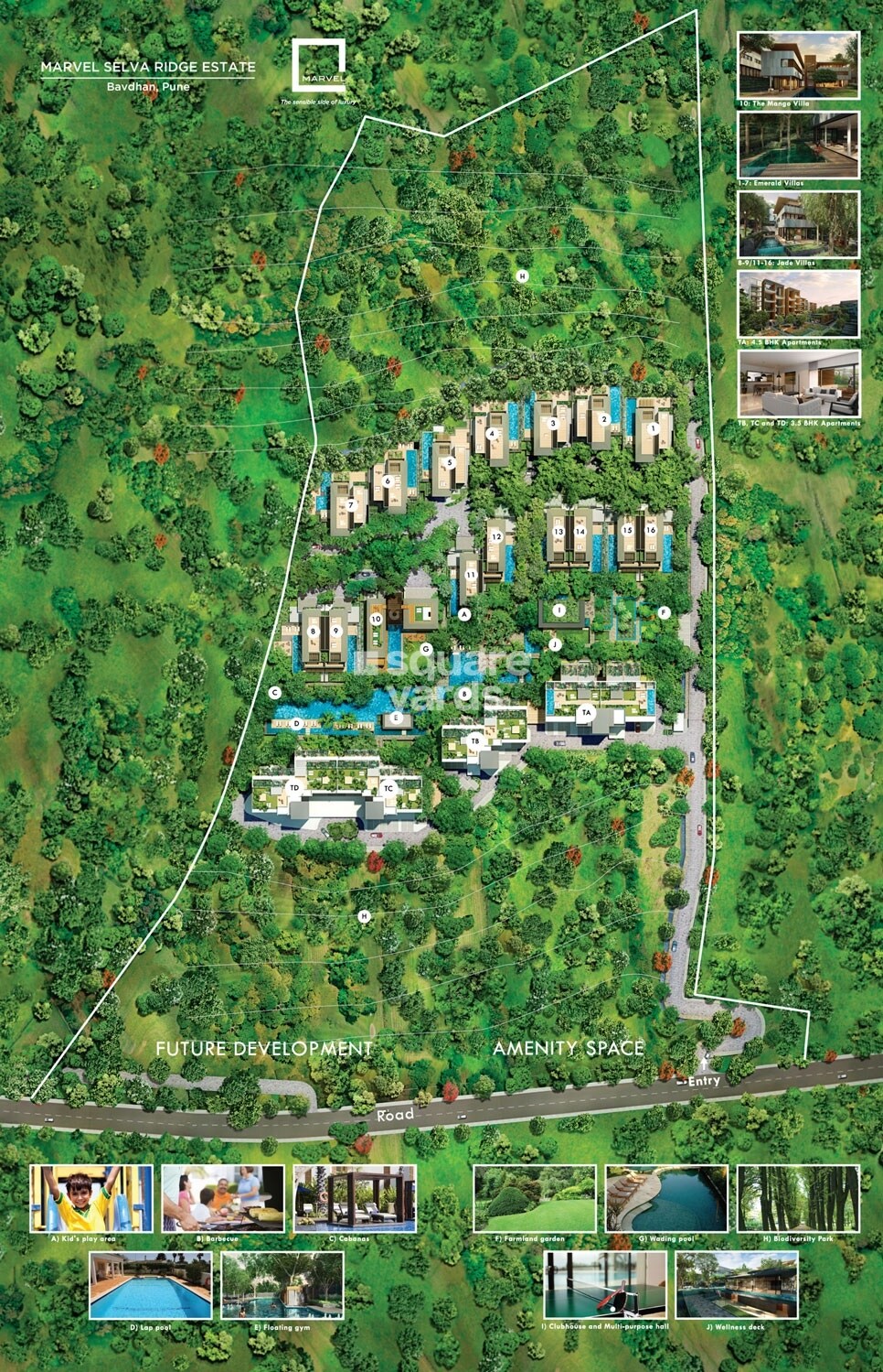 Marvel Selva Ridge Estate Apartments Master Plan Image