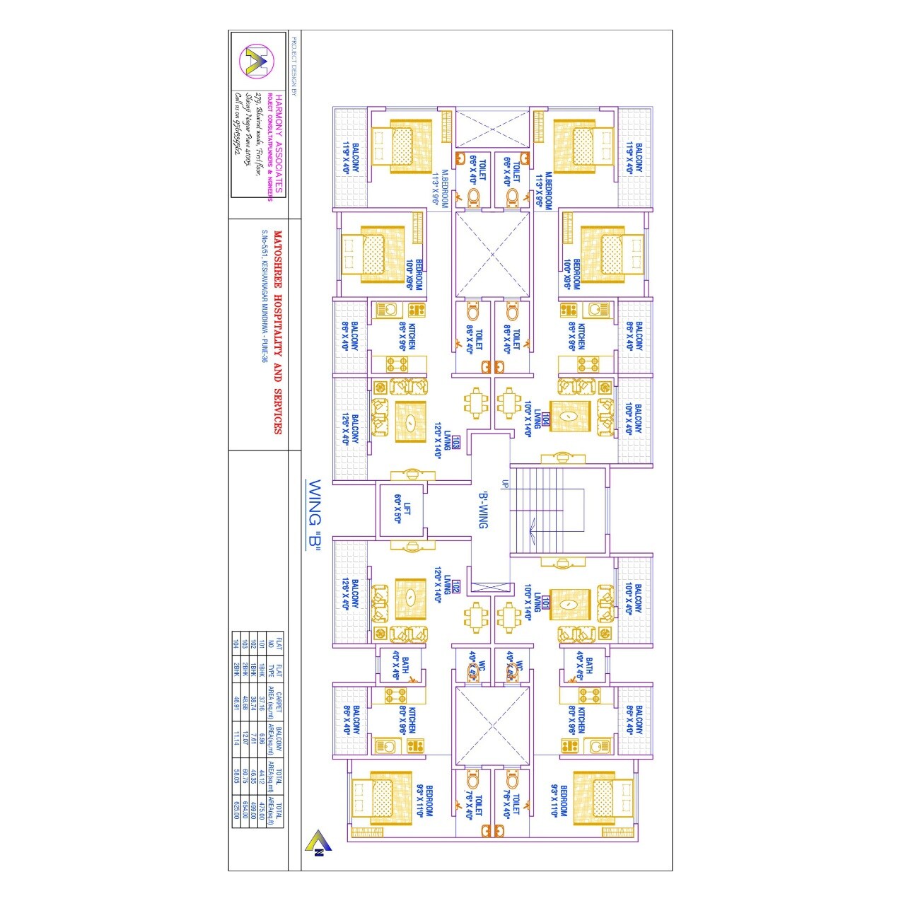 Matoshree Pride Floor Plans