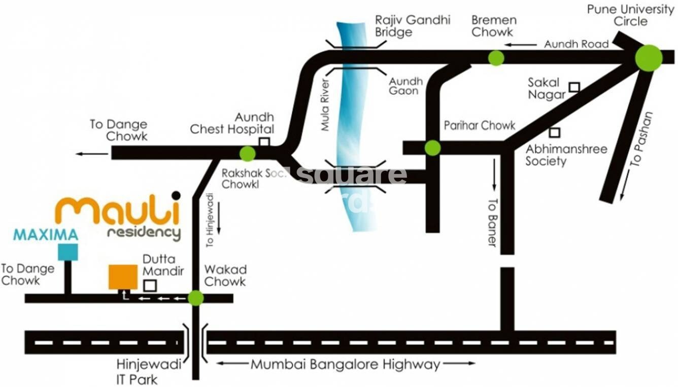 Mauli Residency Wakad Location Image