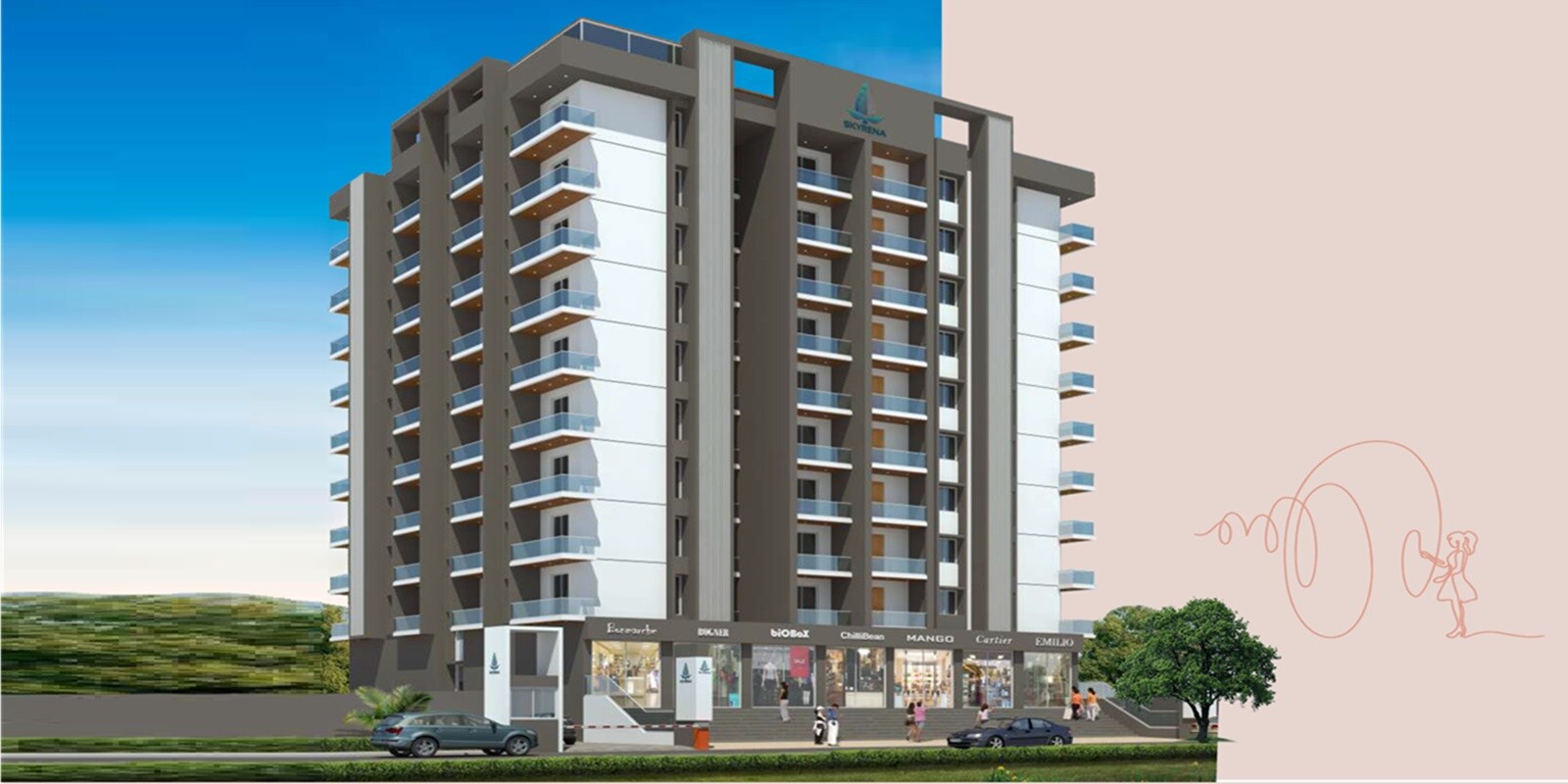 MD Skyrena, Manjri Budruk, Pune