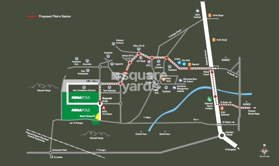 Megapolis Smart Homes III-Splendour Location Image