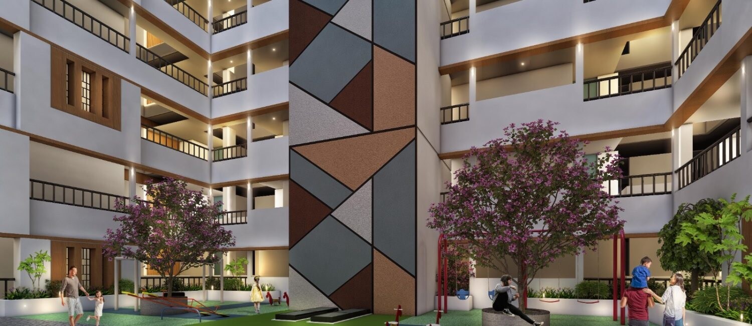 Meghaswana Bhakti Malhar Apartment Exteriors