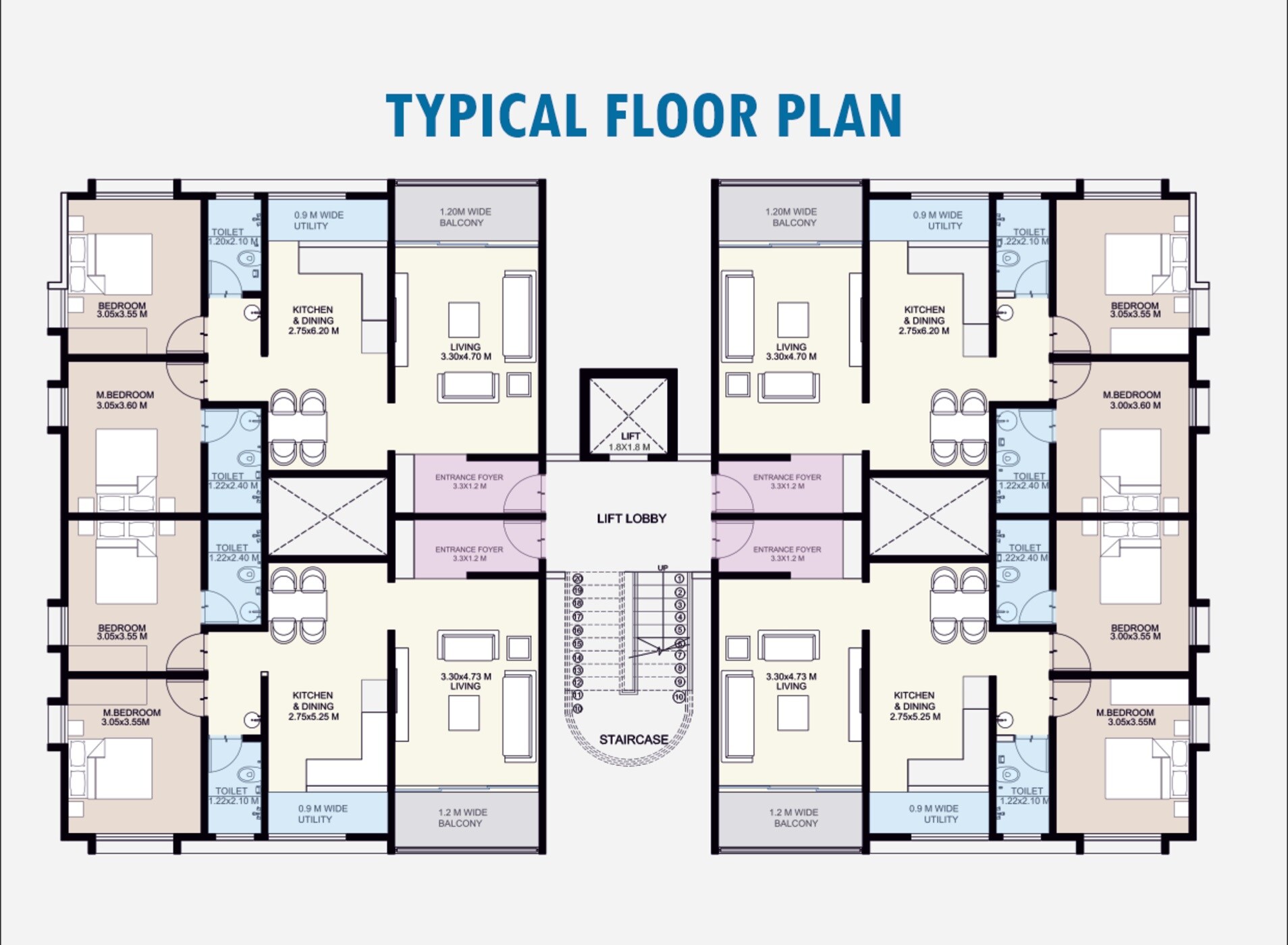 Mehta Paradise Floor Plans