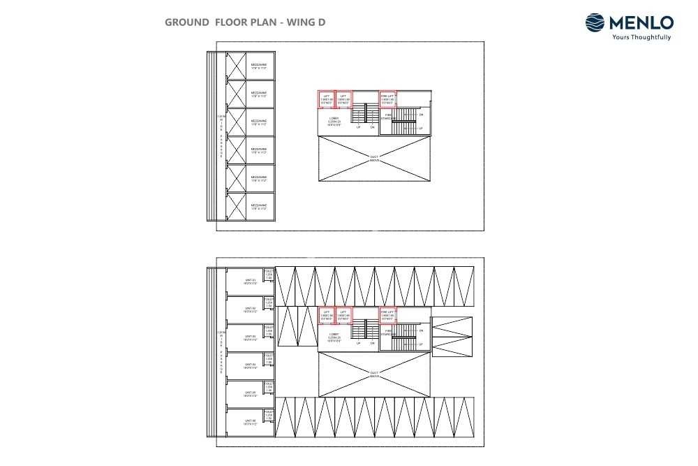 Menlo Professional Park Floor Plans