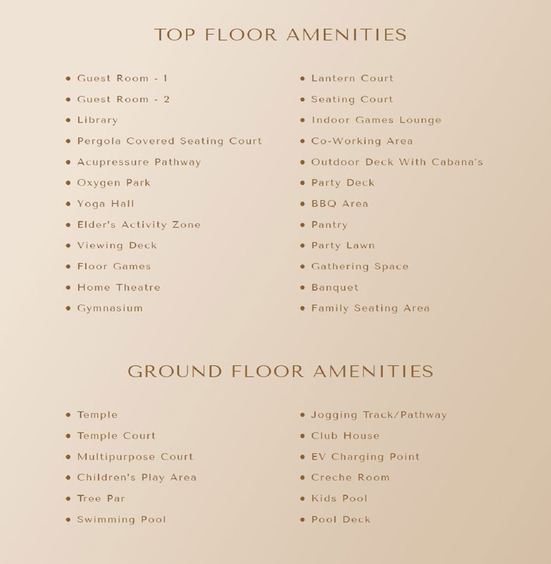 Menlo Skyora Amenities-Features