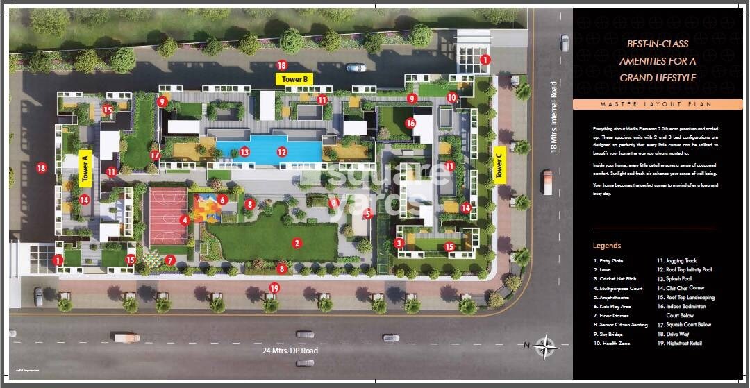 Merlin-Elementa_a cityscape of a city with a train on the tracks