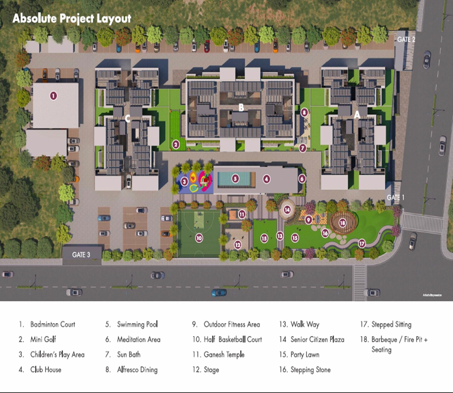 Millennium Samriddhi Master Plan Image