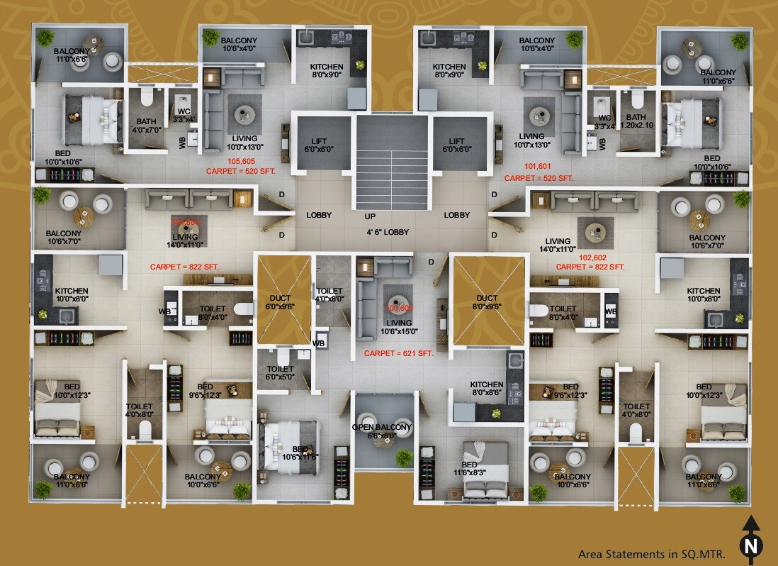 Miracle Mathura Floor Plans