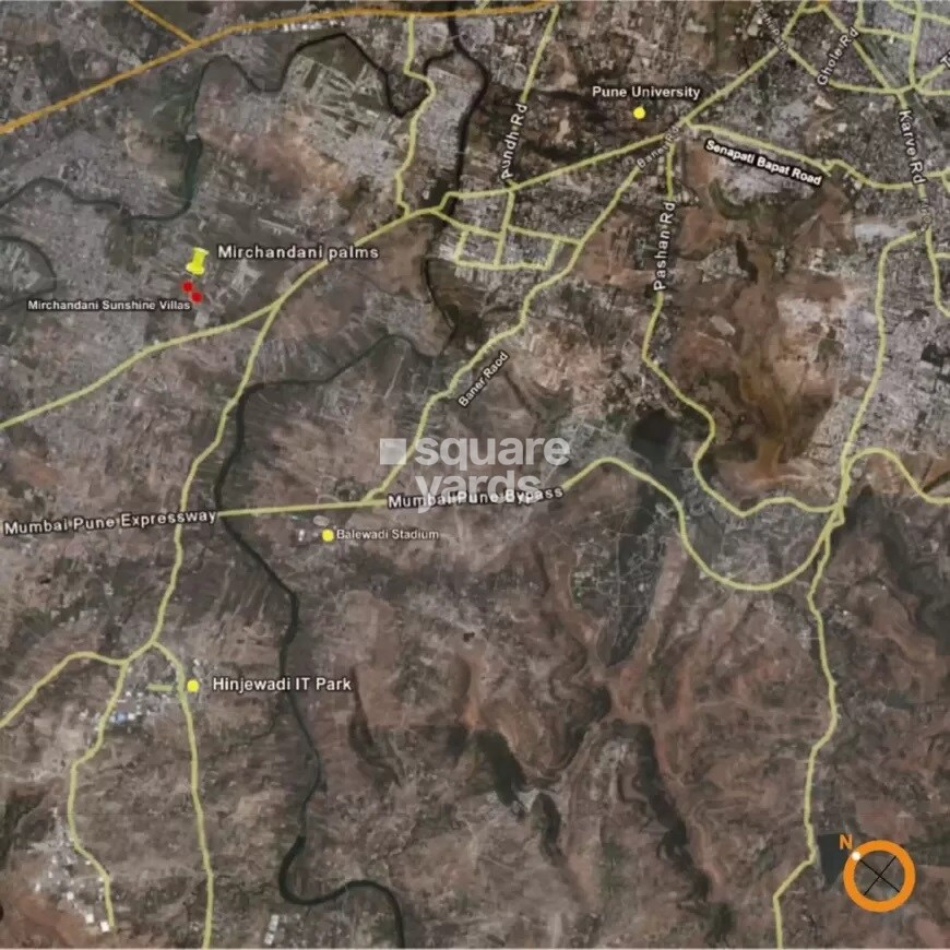 Mirchandani Palms Location Image